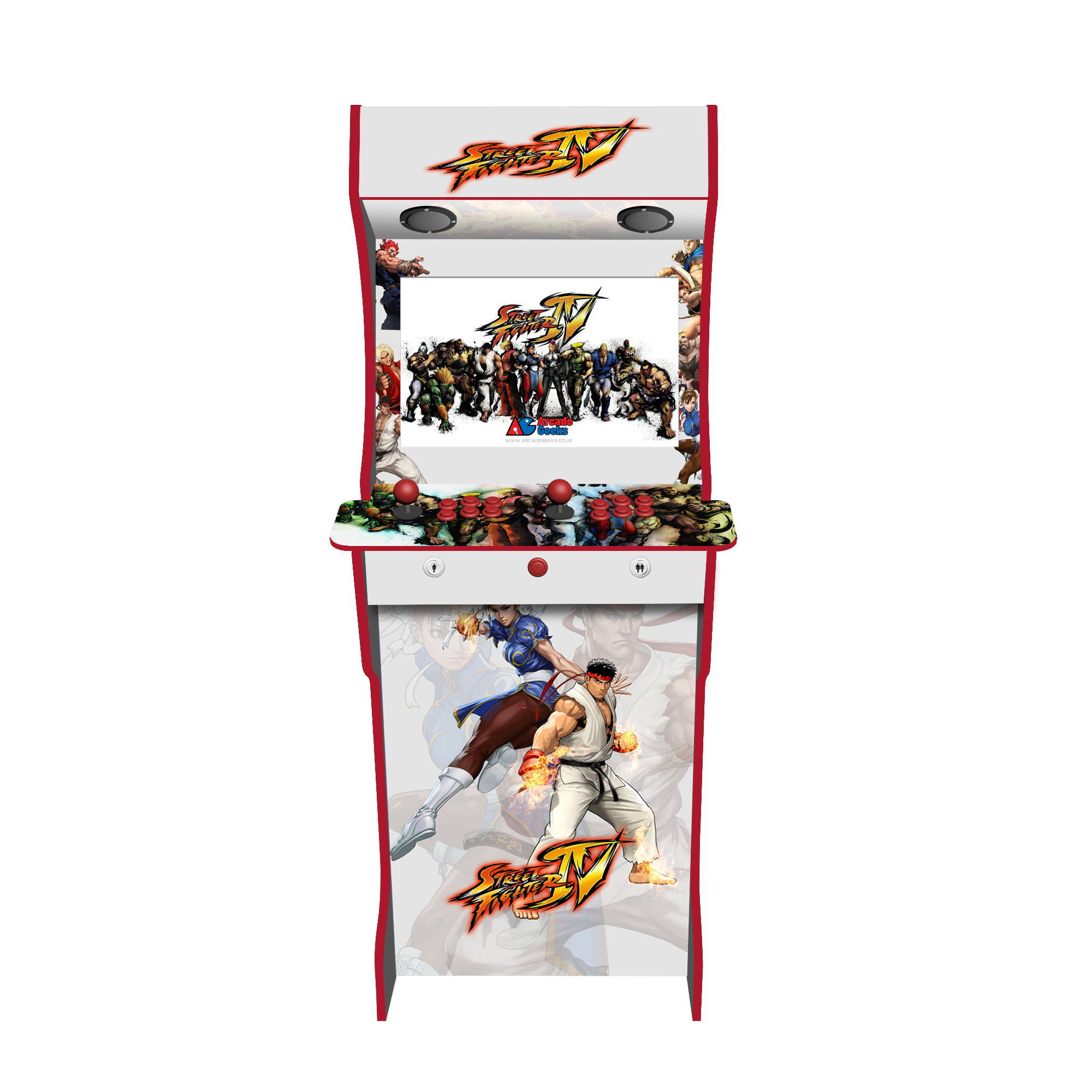 AG Elite 2 Player Arcade Machine - Street Fighter IV - Top Spec ...